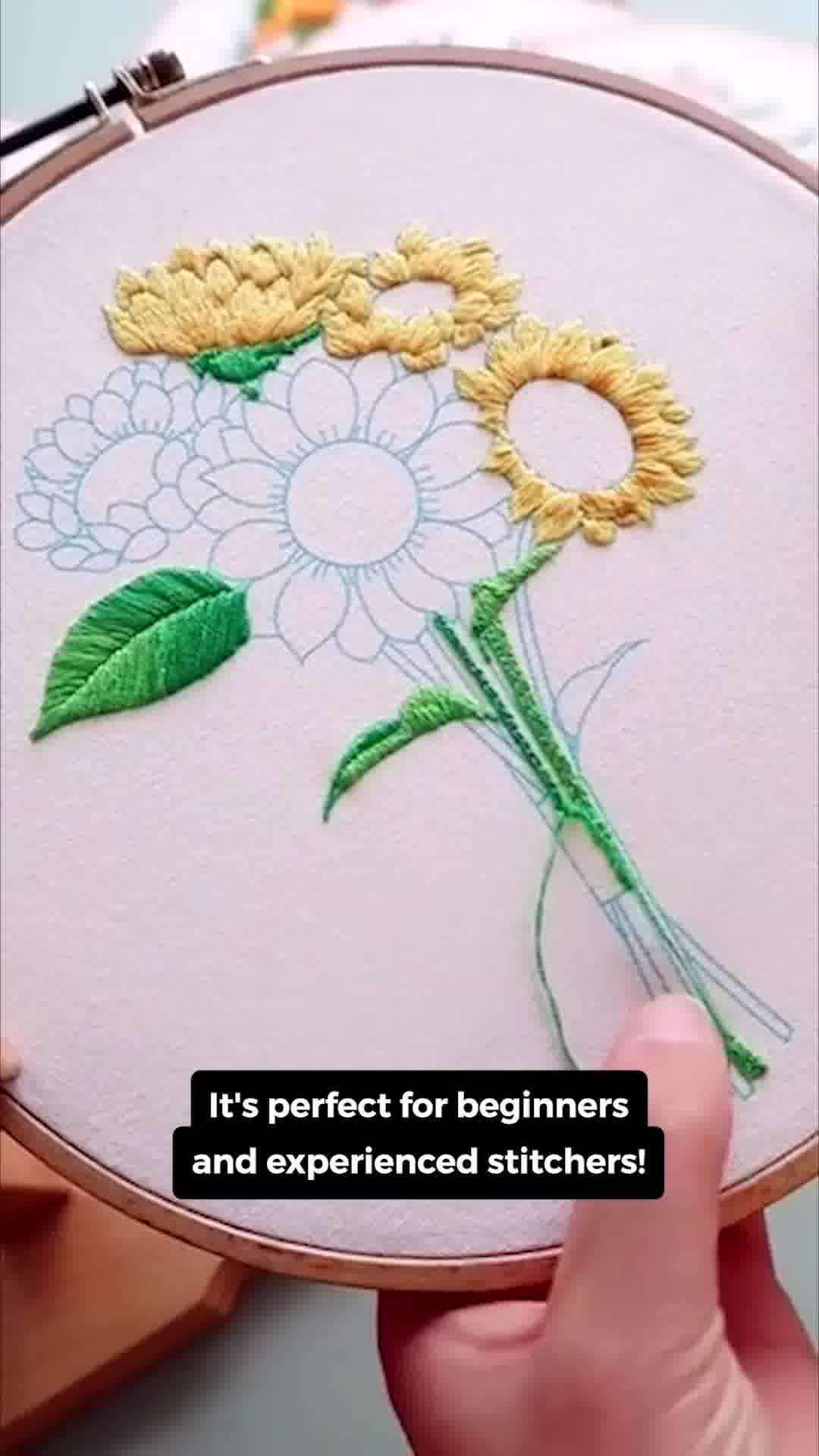 Petal Palette Embroidery Kit 广告素材