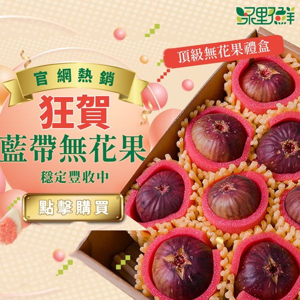 頂級藍帶無花果(1斤裝) 綠野鮮