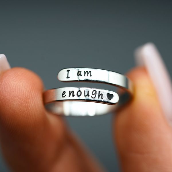 I Am Enough Ring – Toleni Jewels 广告素材