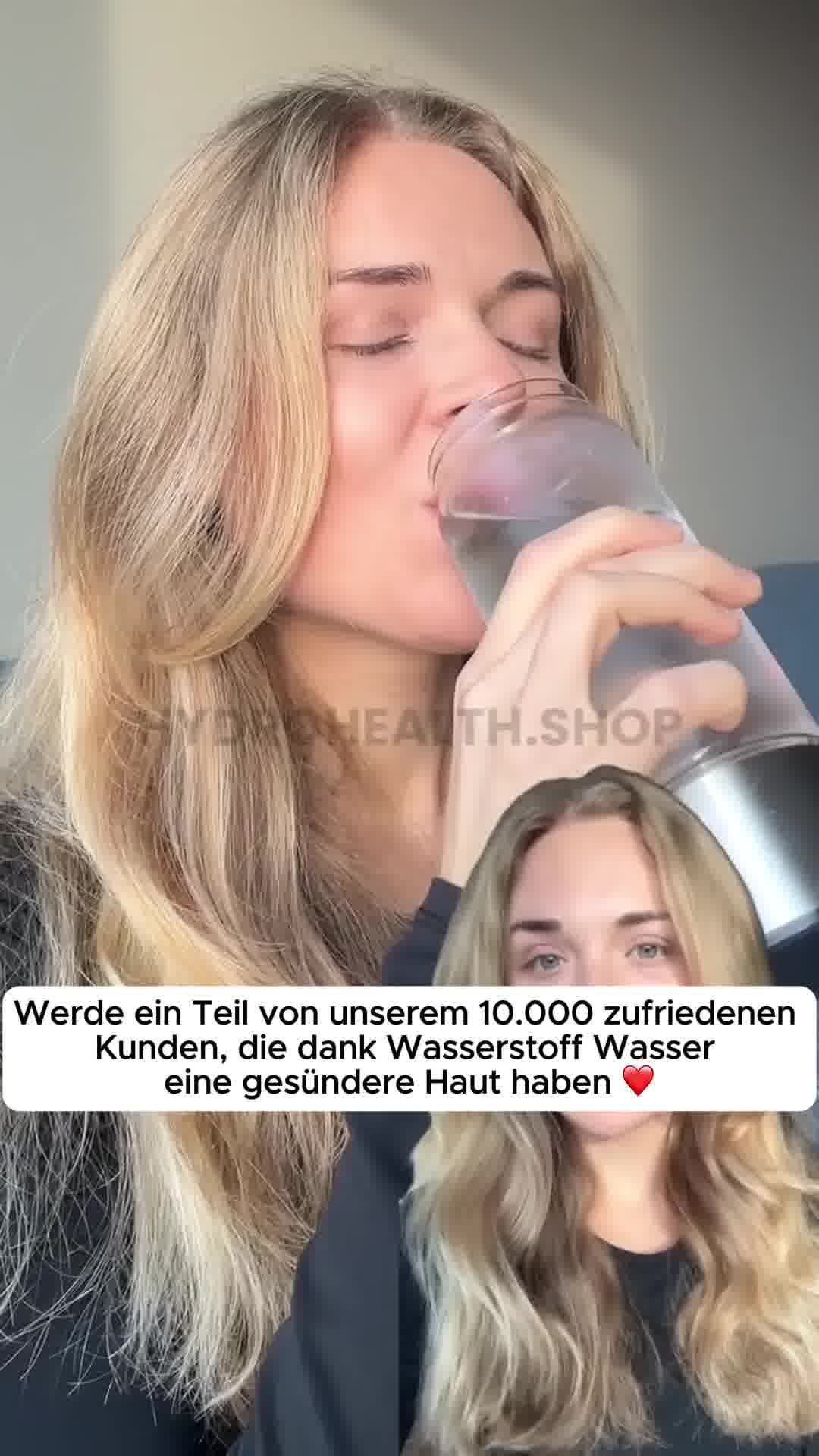 Die Wasserstoff Wasserflasche fÃ¼r bessere Gesundheit & mehr Energie ''