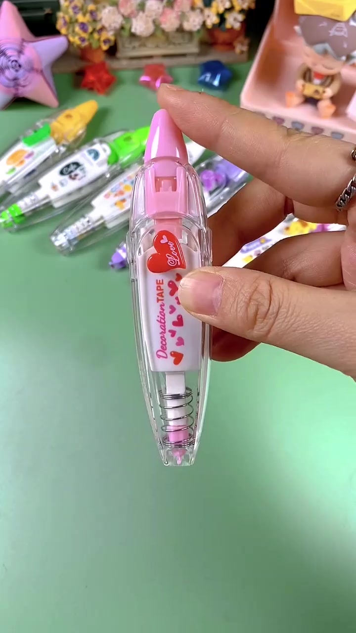 🎨DIY 🎨Cute Animals Press Type Decorative Pen