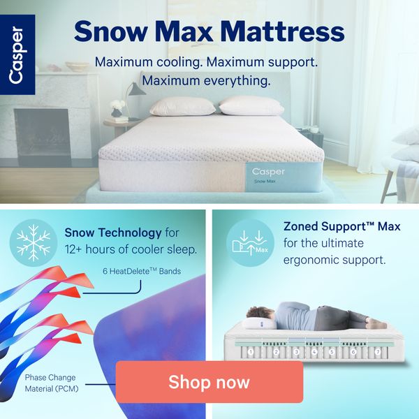 The Snow Max - Soft Supportive Cooling Mattress | Casper