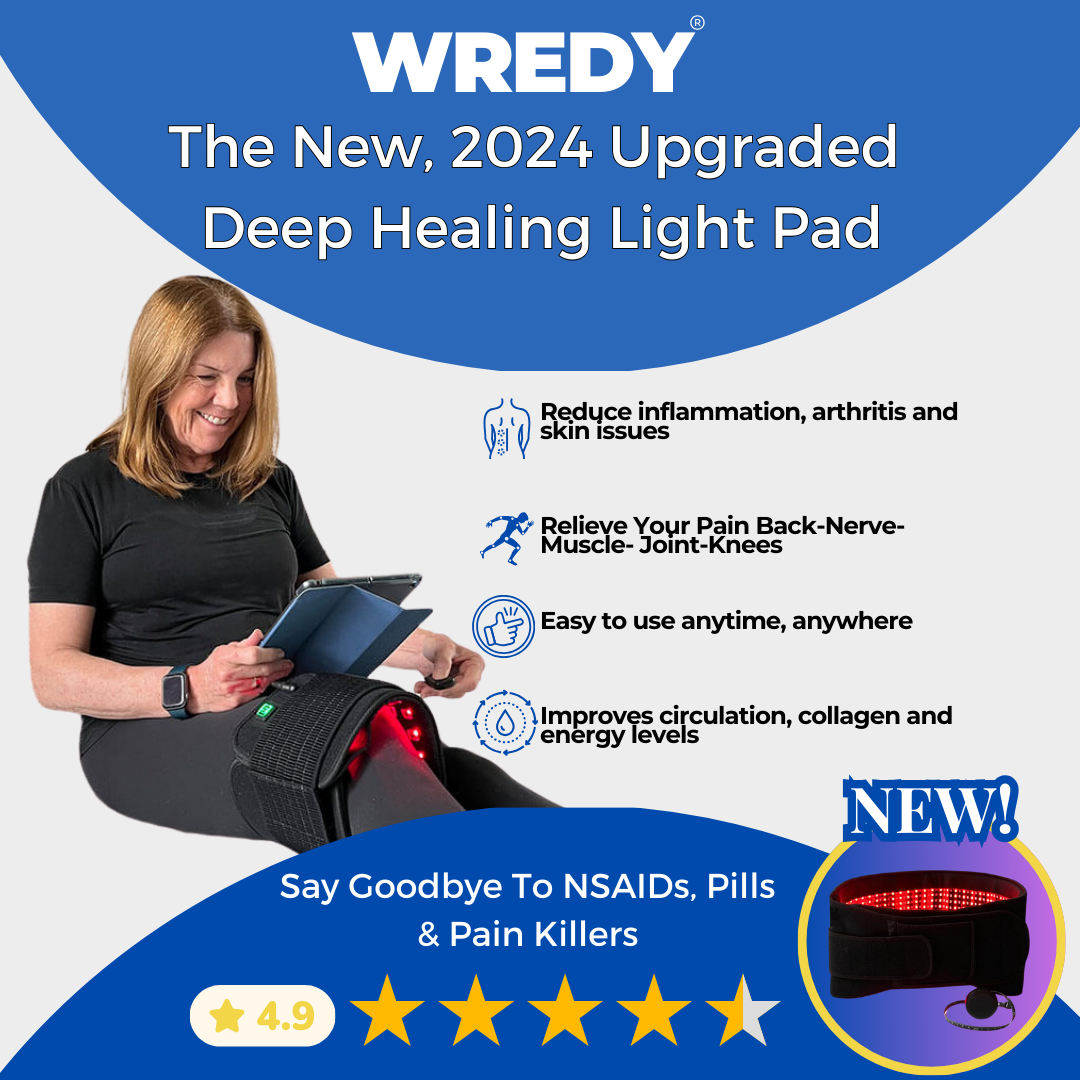 WREDY The Deep Light Healing Therapy Pad Mats – Wredy ad creative