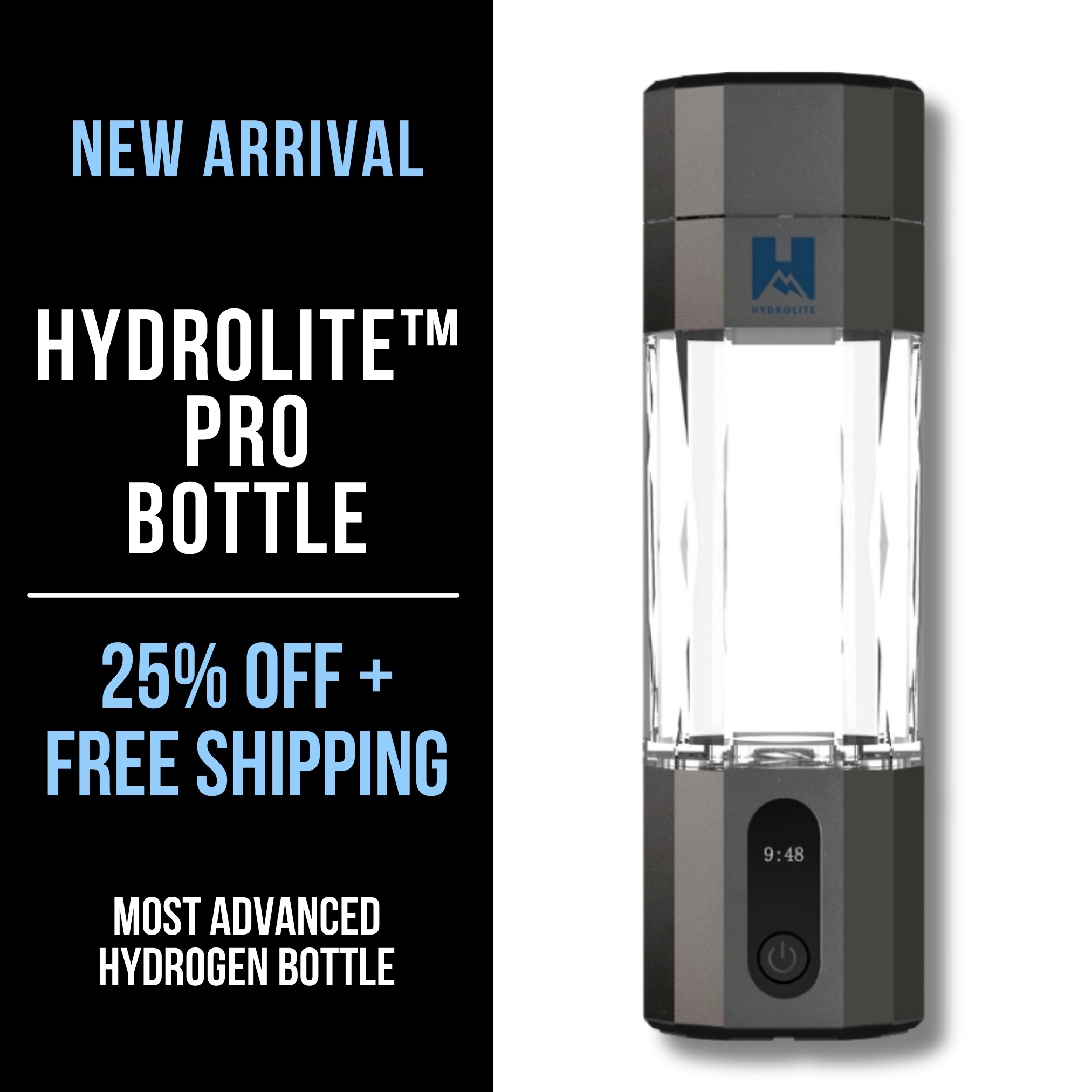HydroLite™ Pro Water Bottle ad creative