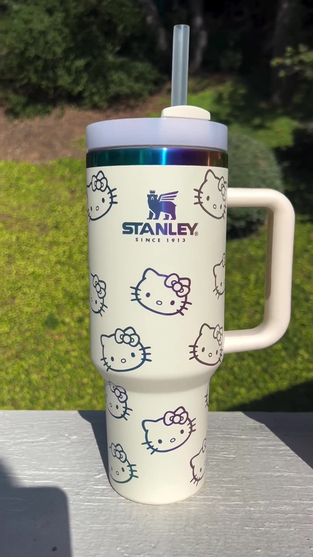 40oz Hello Kitty Stainless Steel Tumbler- customized 广告素材