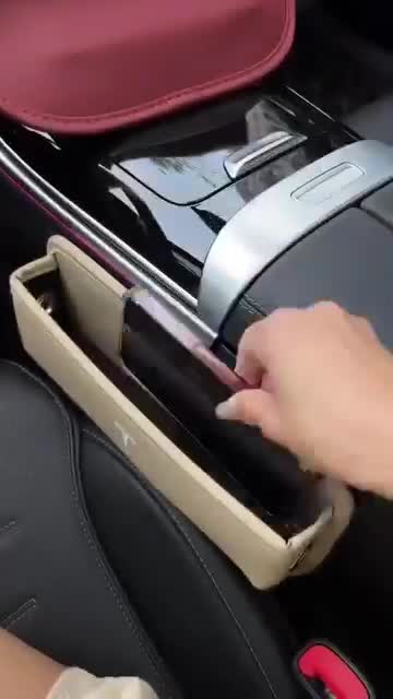Car Leather Cup Holder Gap Bag – GazingLuxury ad creative