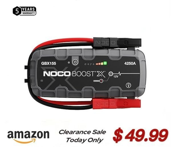 Noco Boost X Gbx155 4250a 12v 广告素材