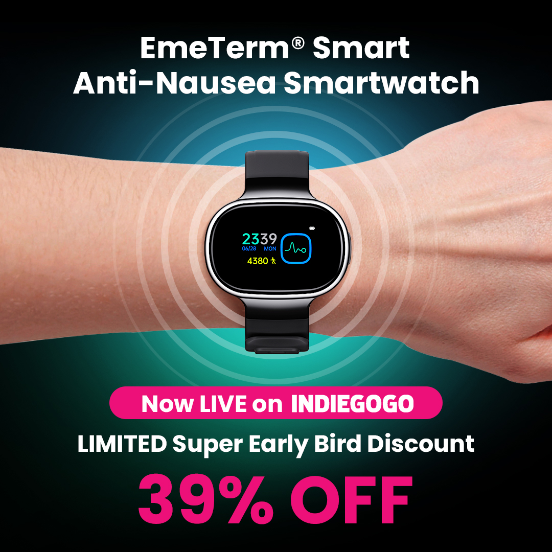 EmeTerm Smart: Relieve Nausea without Medication | Indiegogo 广告素材