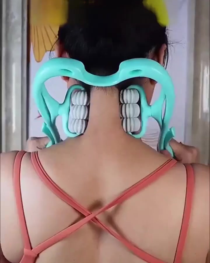 SUMMER HOT SALE 48% OFF❤️NeckBud Massage Roller ad creative