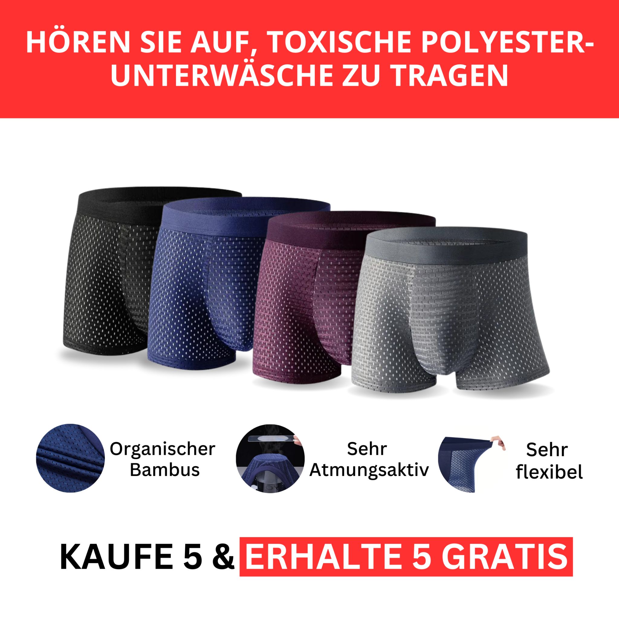 BOXER AUS BAMBUSFASERN | BOXHERO 广告素材