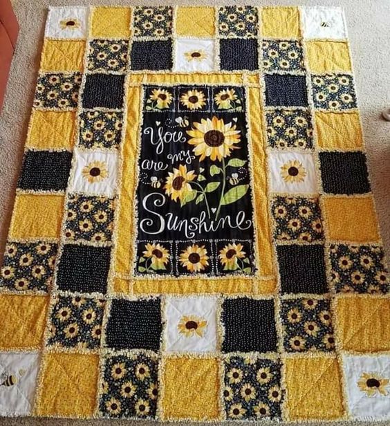 Sunflower CLA15112342 Quilt Blanket 广告素材