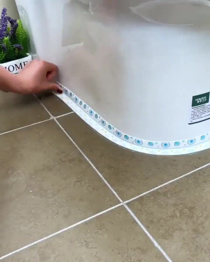Magic Anti-Mold Peel & Stick Selfadhe Sive Caulk Tape Strip 广告素材