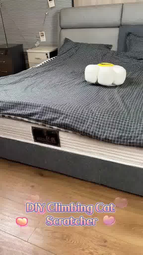 DIY Climbing Cat Scratcher 广告素材