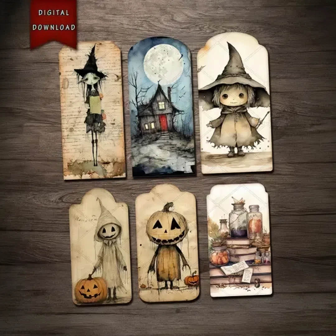 Halloween Junk Journal Kit 广告素材