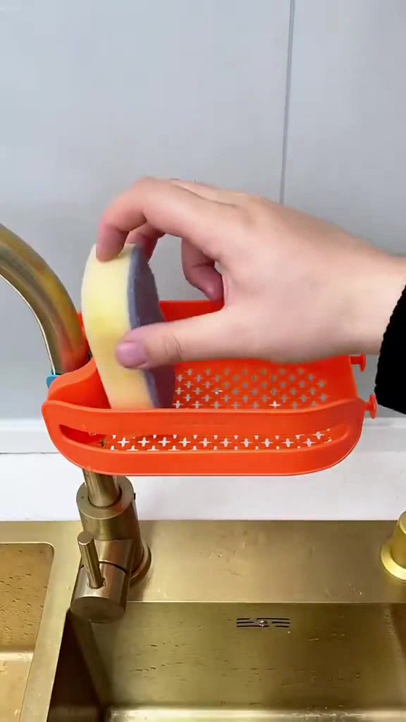 Kitchen Sink Bathroom Storage Rack 广告素材