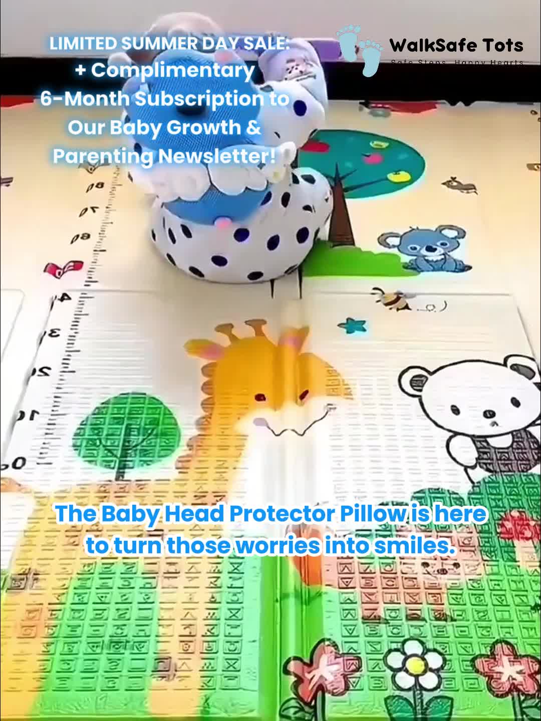 Walksafe-Tots™ Baby Safety Backpack 广告素材