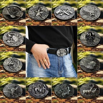 🔥LAST DAY 50% OFF🔥Fashion Punk Men's Hidden Folding Knife Leather Belt 广告素材