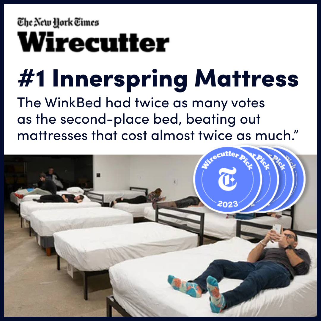 WinkBeds Luxury Hybrid Mattress - The Best Bed for Better Sleep. ad creative