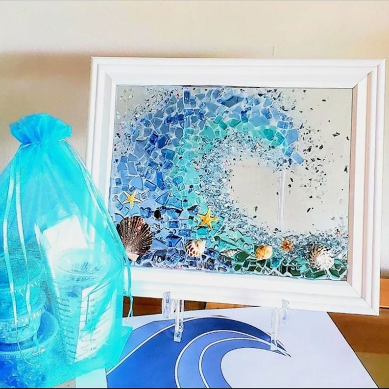 🌊Sea Glass Art Kit-👍Buy 2 Save 15% - WhiteRows ad creative