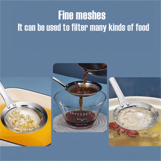 🔥Fine Mesh Stainless Steel Colander 广告素材