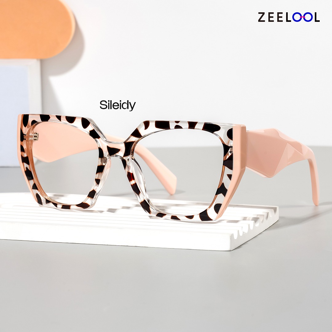 Affordable Dark Havana Hexagon Shaped Prescription Glasses ad creative