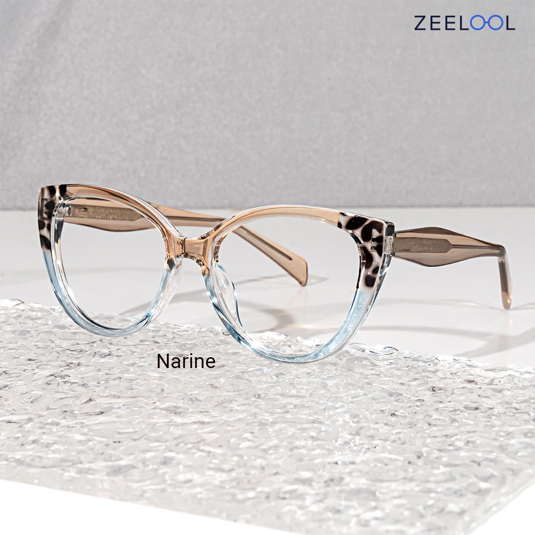Cateye Narine Multicolor Frame Glasses Deals | Zeelool Optical ad creative