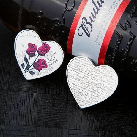 🔥 Beautiful Heart Love Coin With Roses ad creative