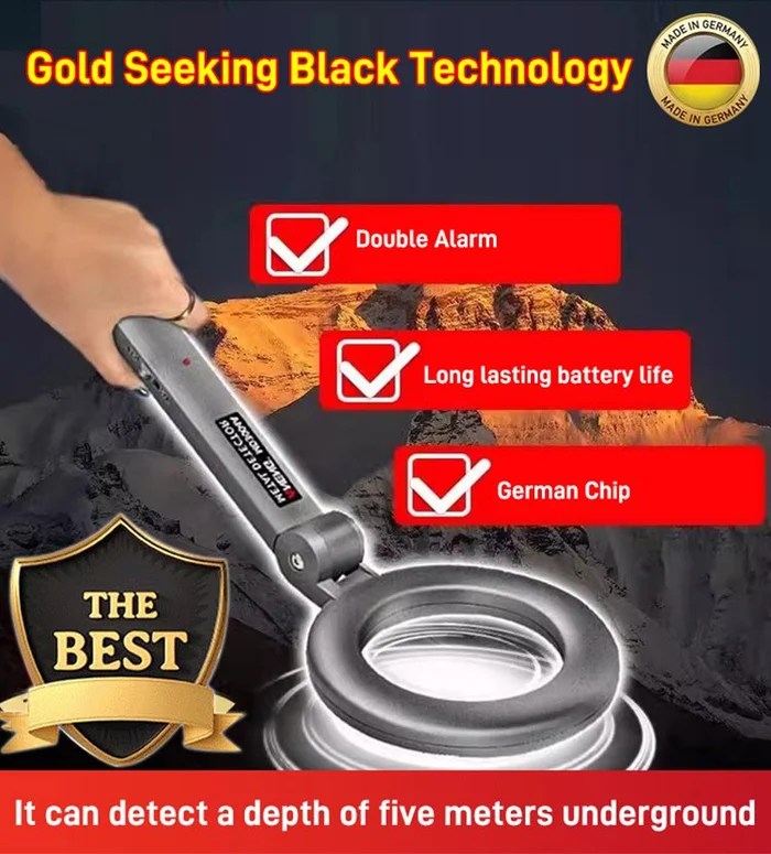 Handheld Highly Sensitive Metal Detectors 广告素材