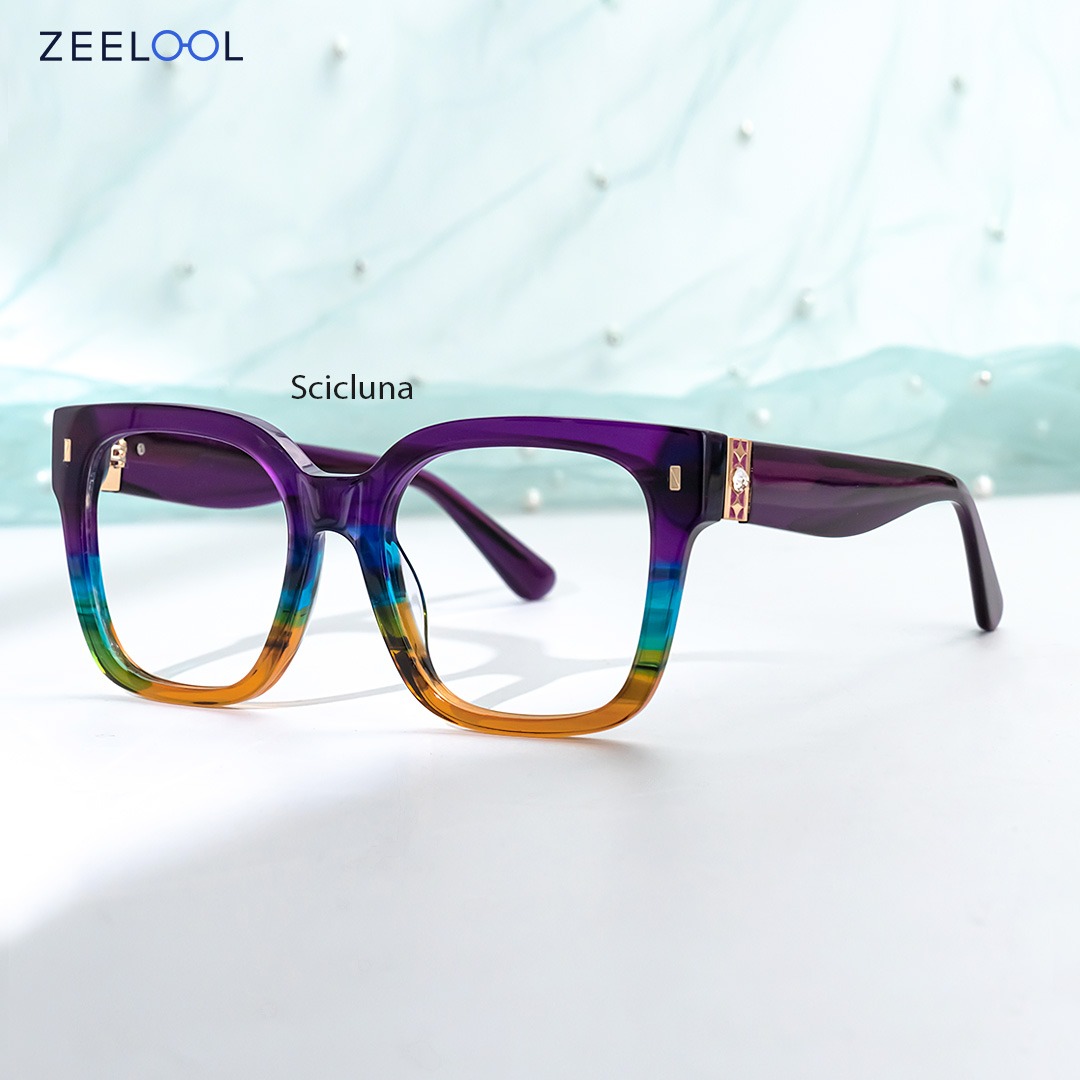 Designer Scicluna Glasses in Mixed-Materials Full-frame 广告素材