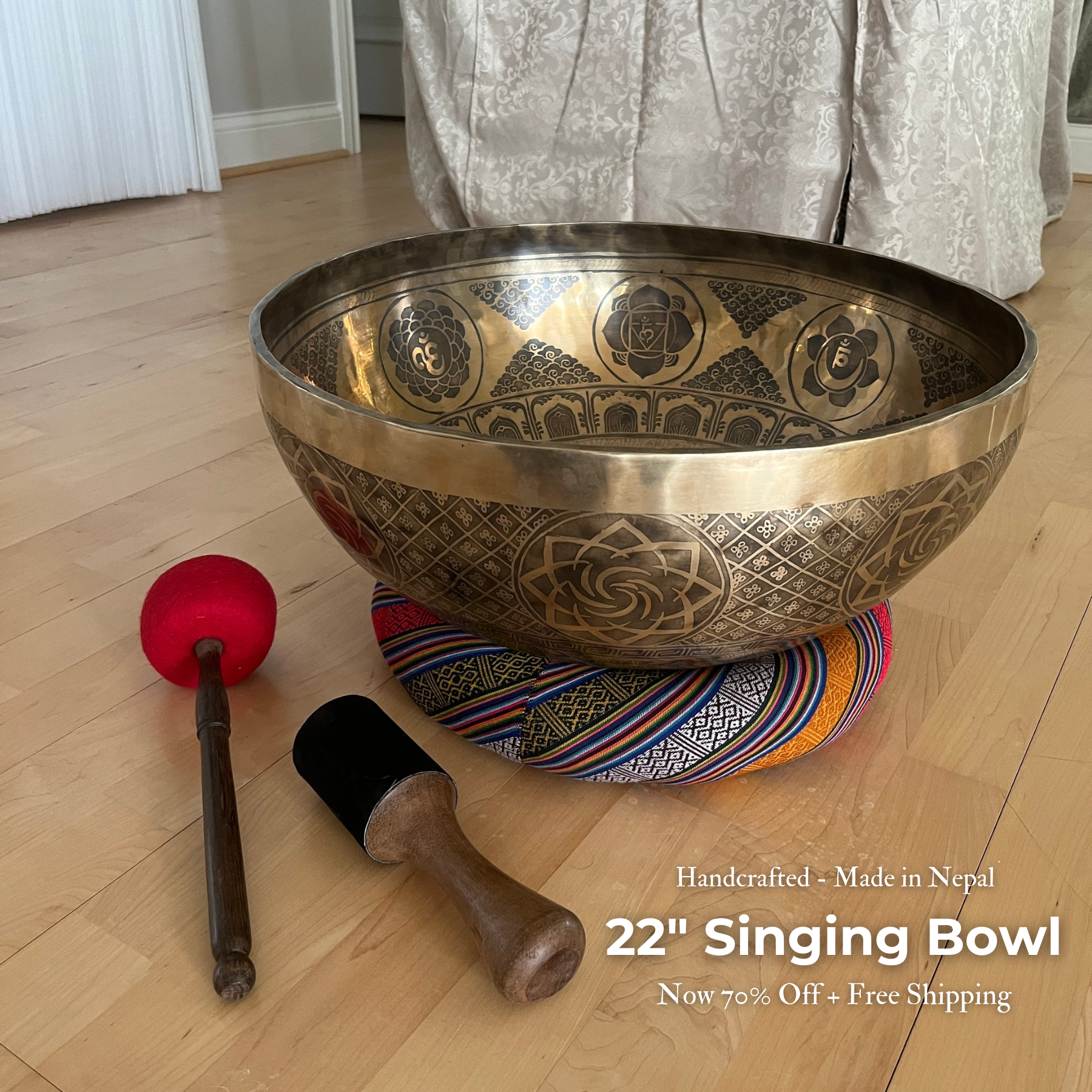The Dharma® Copper Singing Bowl – Dharma Bowl 广告素材