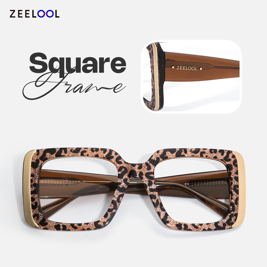 Rectangle Shape Glasses Frames- Jesse Acetate Frame Glasses ad creative