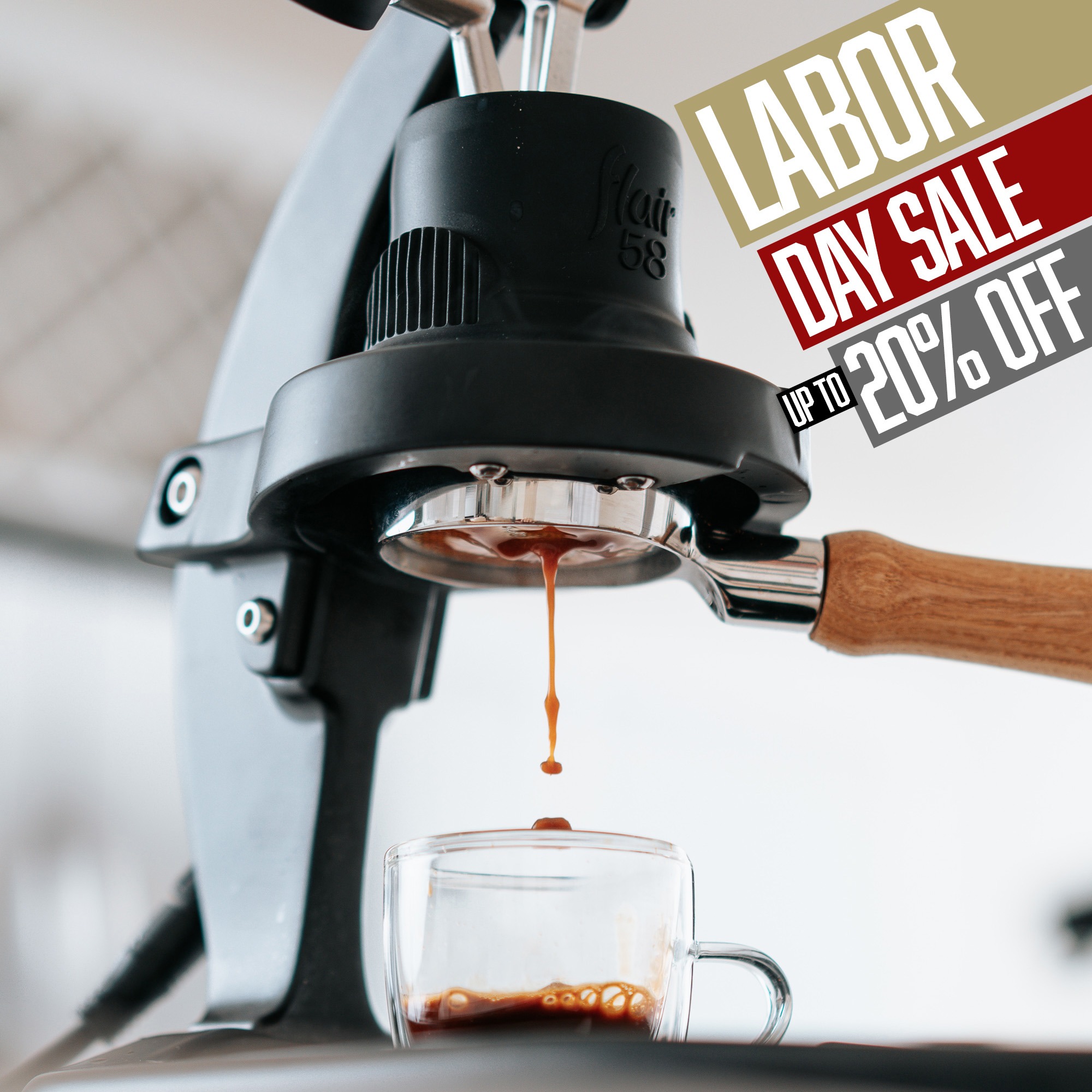 Sale - Flair Espresso ad creative