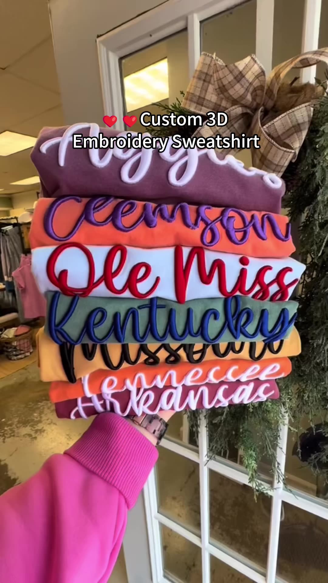 Custom 3D Embroidery Sweatshirt/T-shirt/Hoodie 广告素材