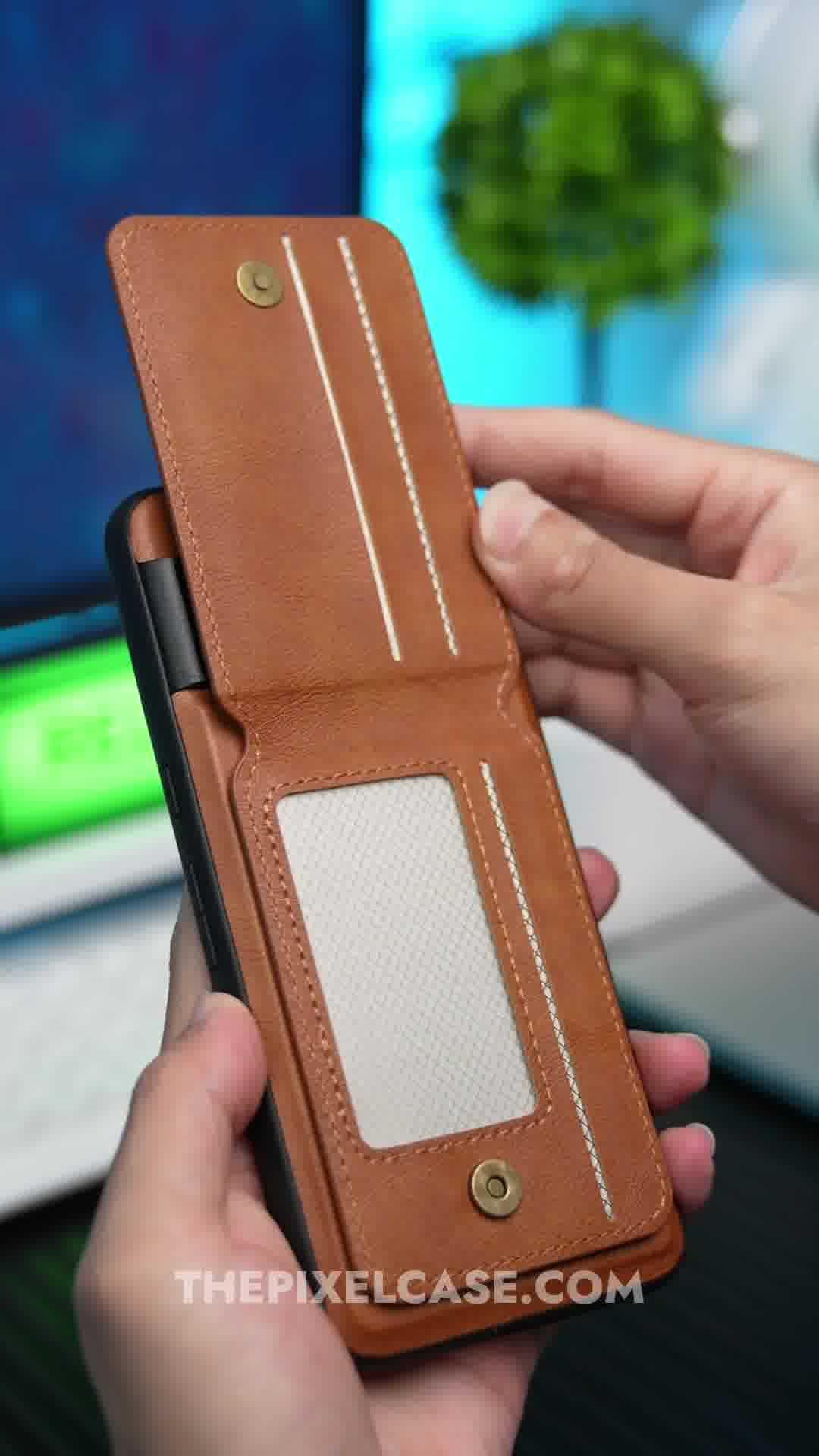 Leather Case with Wallet For Google Pixel Series 广告素材