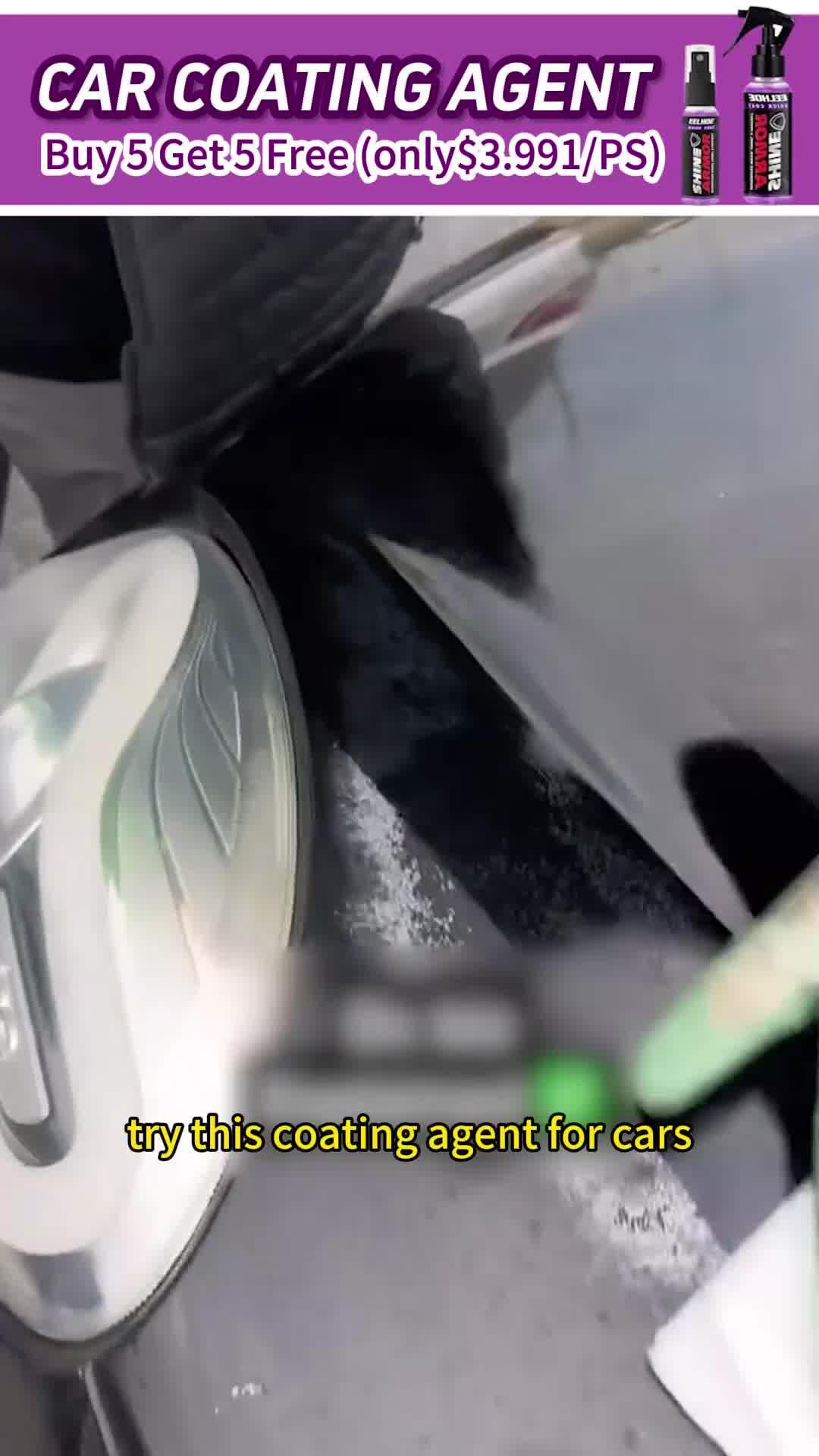 3 in 1 High Protection Quick Car Coating Spray ad creative