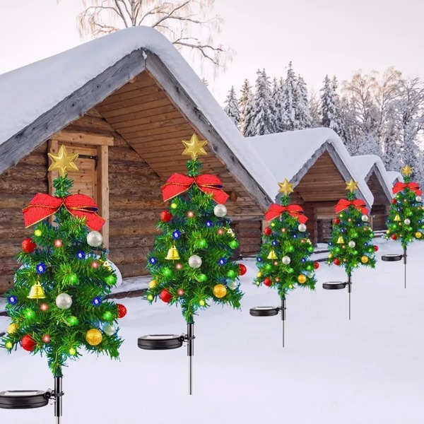 🔥Last Day 75% OFF - 🎄2024 New Sale: Solar Powered Christmas Tree 广告素材