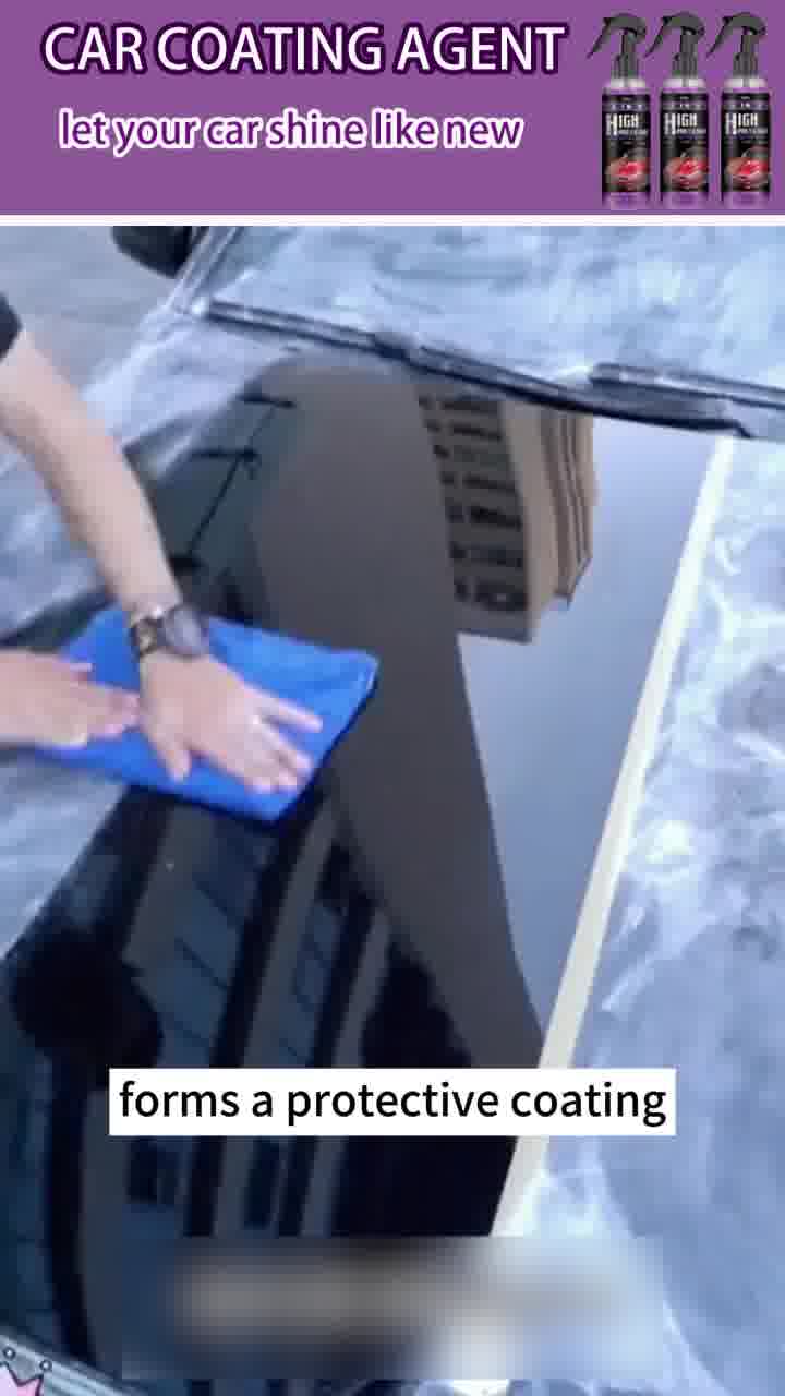 3 in 1 High Protection Quick Car Coating Spray 广告素材