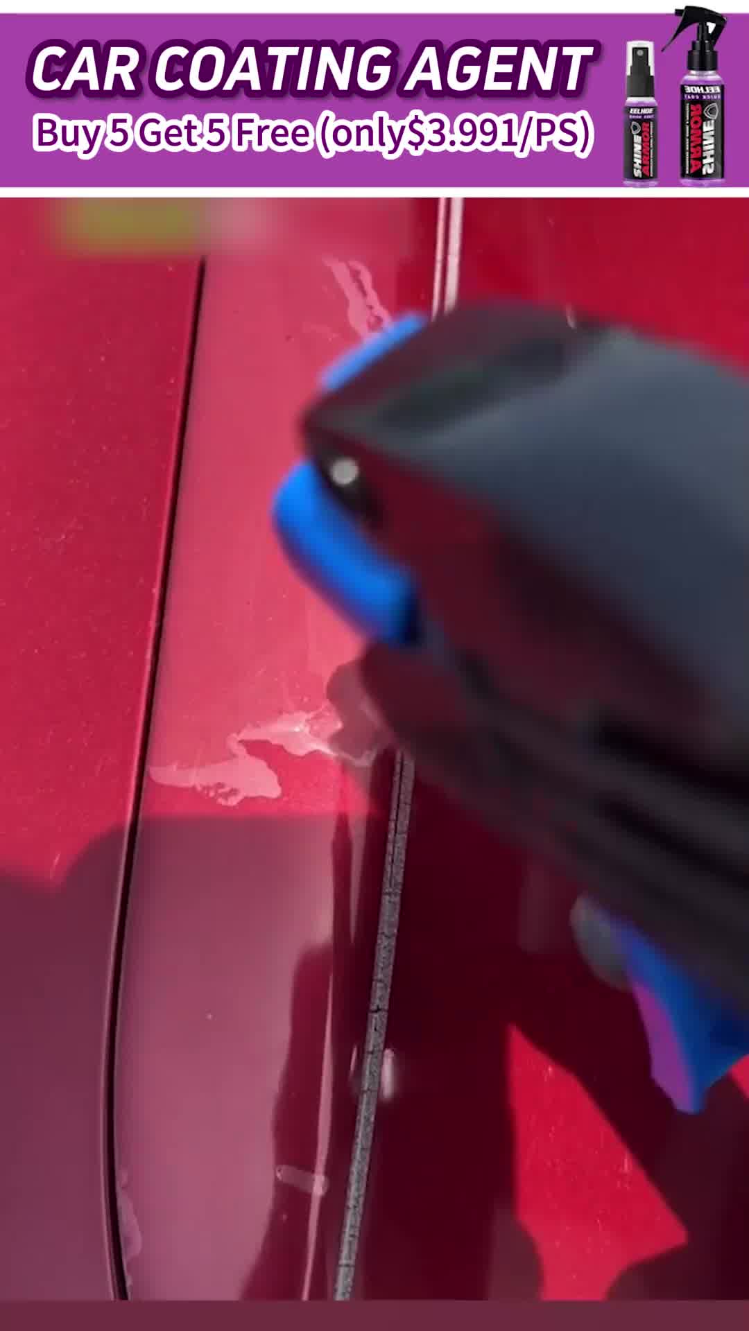 3 in 1 High Protection Quick Car Coating Spray 广告素材