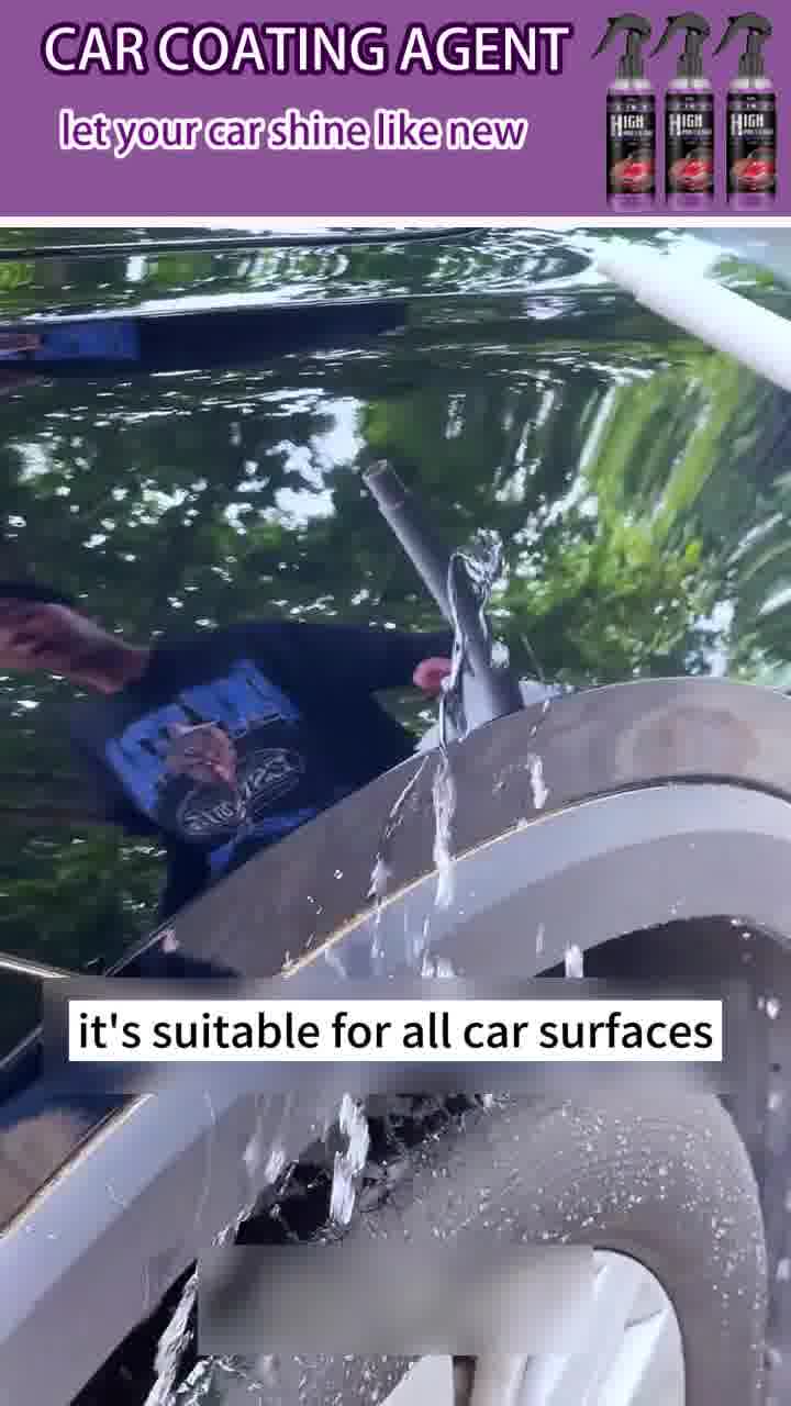 3 in 1 High Protection Quick Car Coating Spray 广告素材