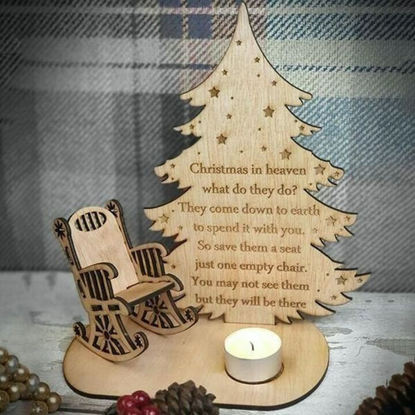 Christmas Remembrance Candle Ornament To Remember Loved Ones 广告素材