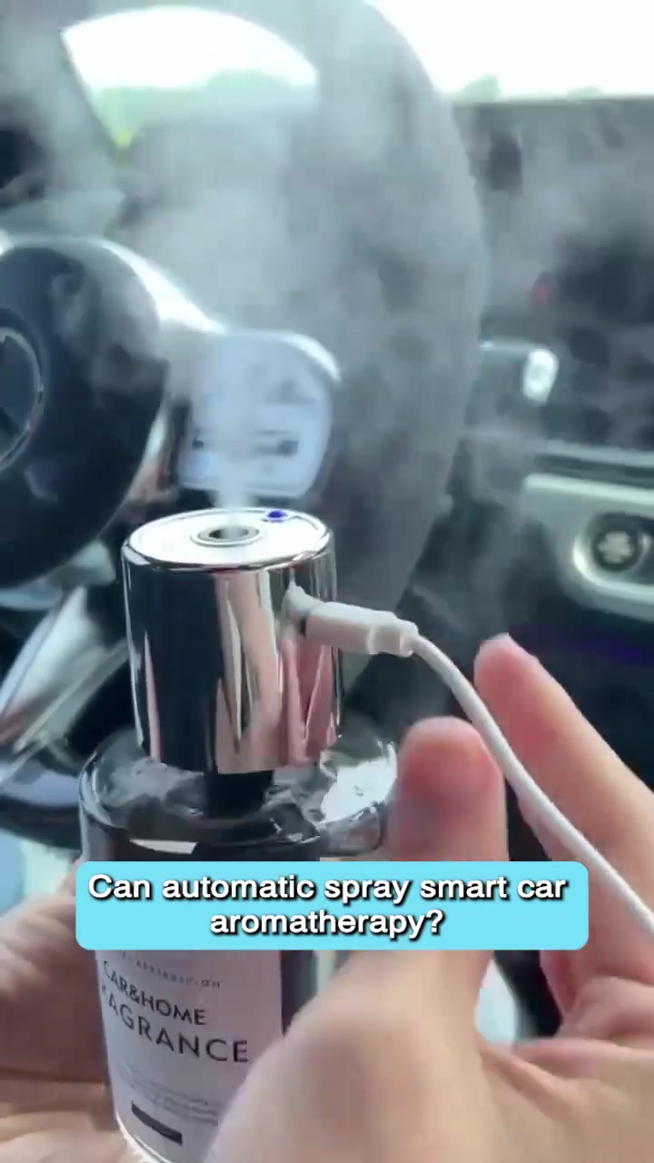 (Big Sale⛄) Intelligent Ultrasonic Spray Car Air Freshener - 5-position Adjustment and Auto On/Off Function ad creative