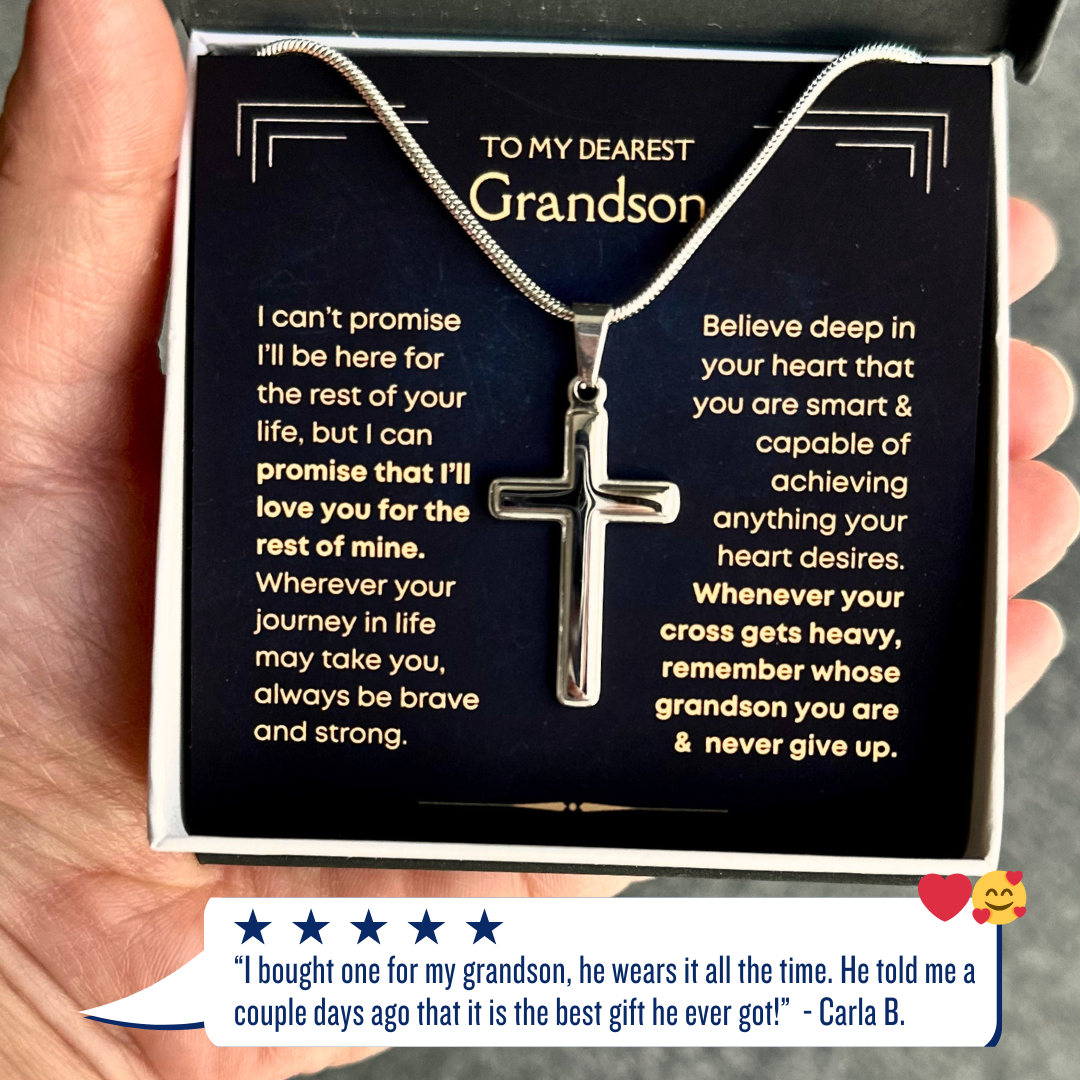 [ALMOST SOLD OUT] Grandson, Believe - Cross Necklace (GS27) ad creative