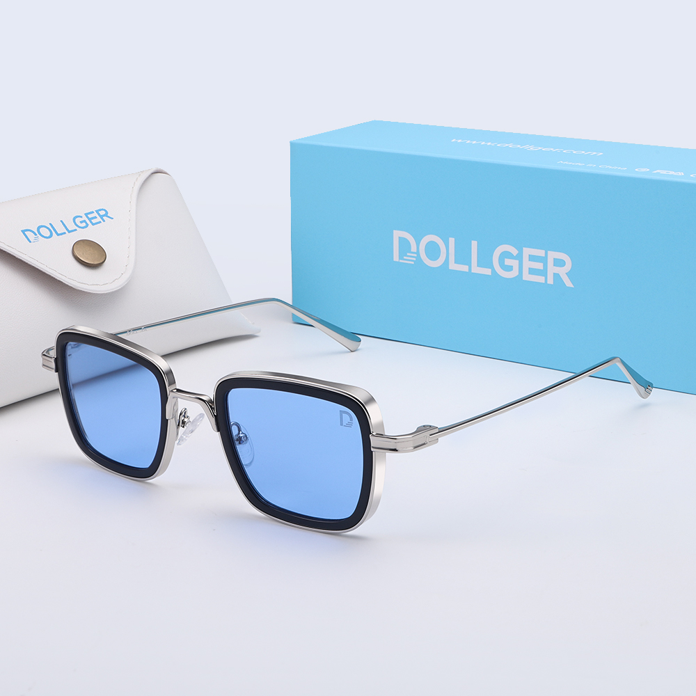 Dollger Metal Square Frame Sunglasses 广告素材