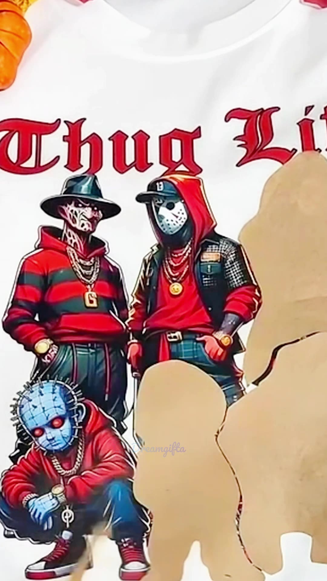 Halloween Thug Life Shirt 广告素材