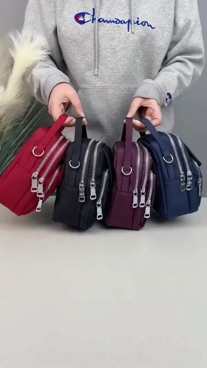 Waterproof Women Crossbody Bag Elegant Oxford Messenger Bags Simple for Work 广告素材