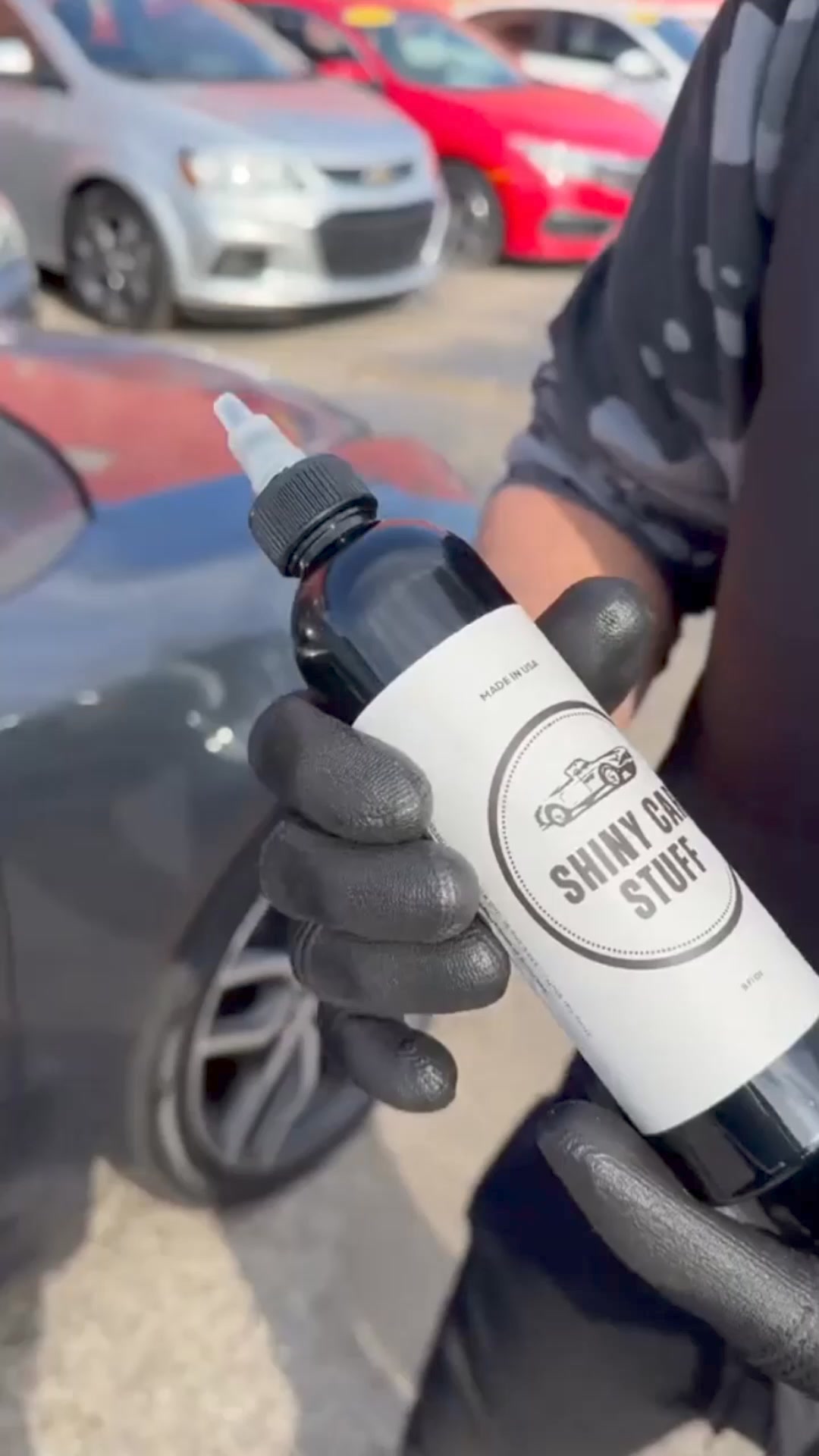 Paint scratch repair, cleaning, decontamination, polishing and brightening coating agent 广告素材