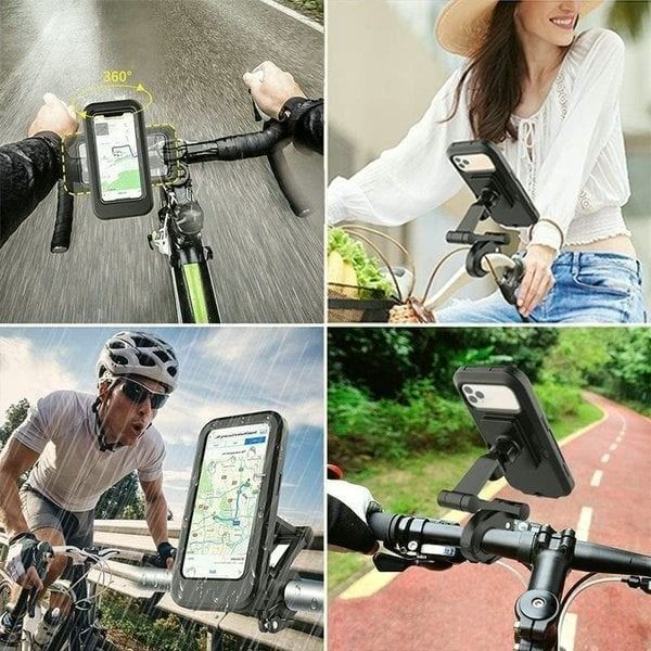 🔥Waterproof Bicycle & Motorcycle Phone Holder 广告素材