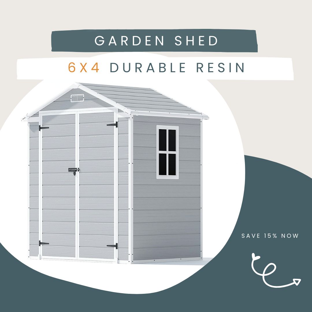 Patiowell 6x4 Plastic Shed Pro 广告素材