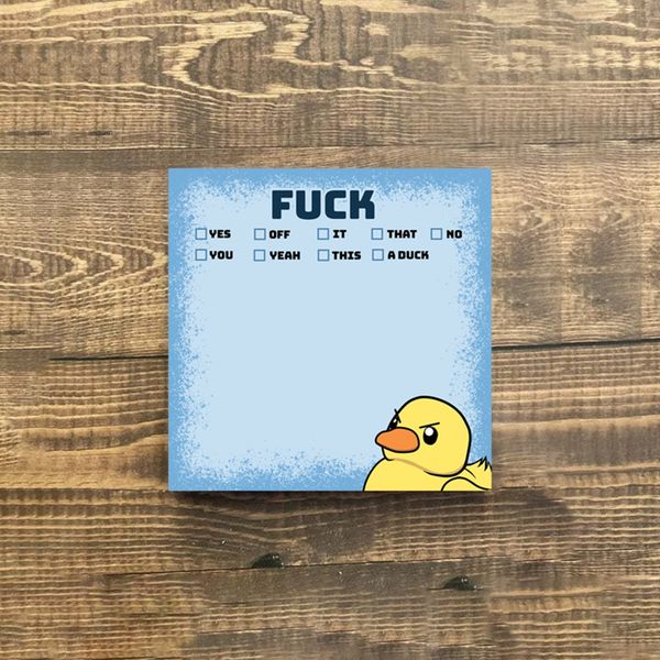 🤣Funny Duck Sticky Notes🎁 广告素材
