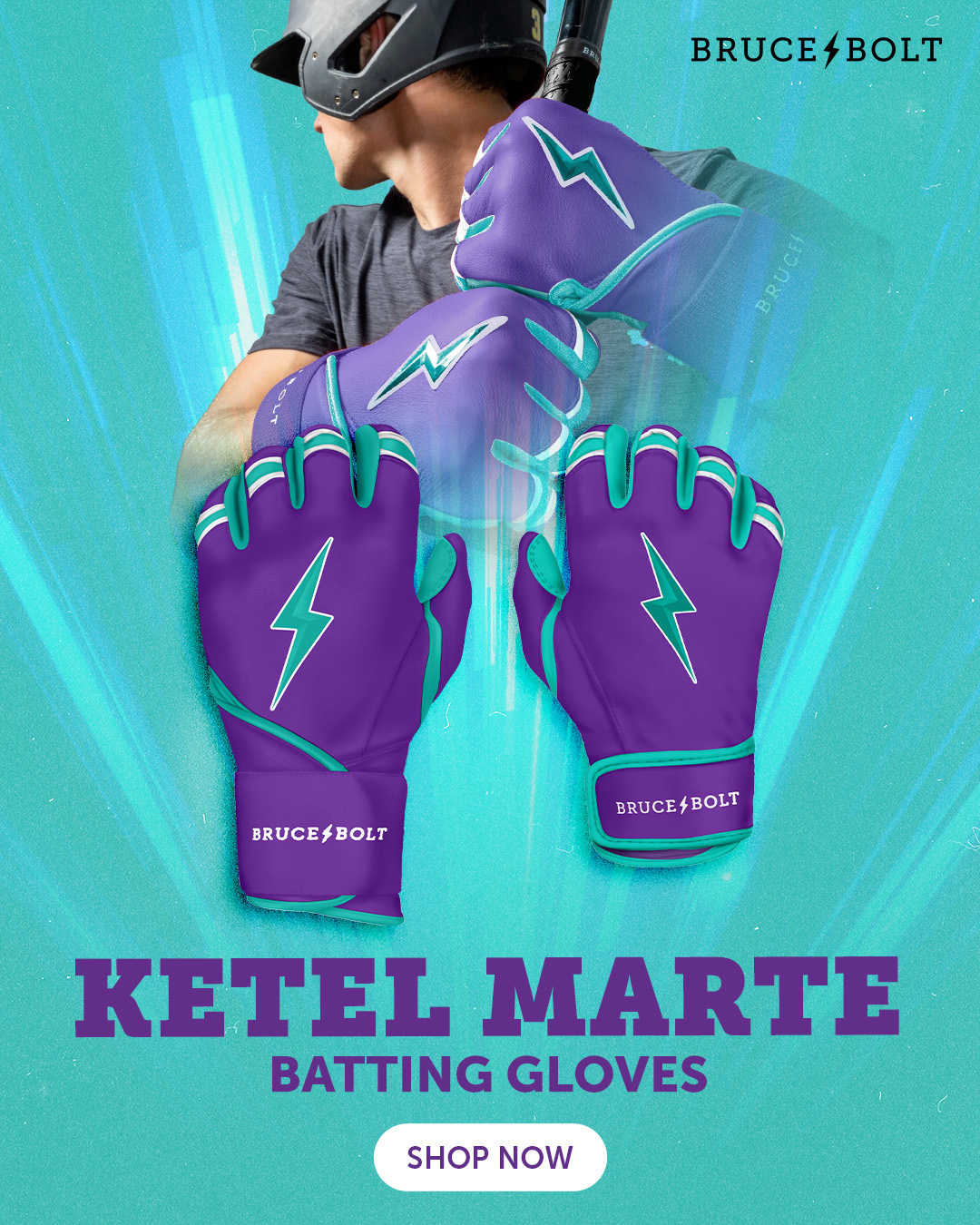Ketel Marte Batting Gloves & Protective Gear 广告素材